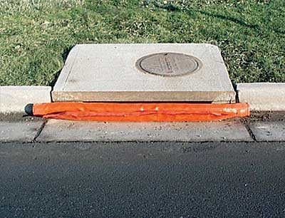 Image of a curb inlet filter