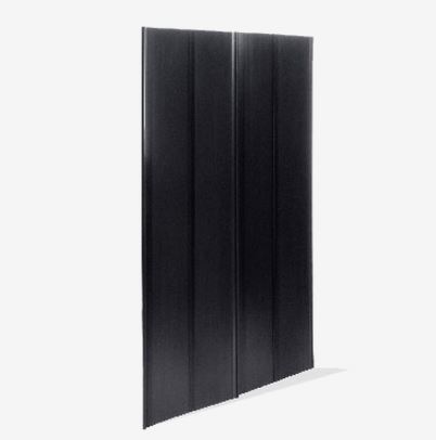 Close view of the Deeproot UB-36-2 panel with ribs and joining edge