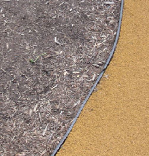 UB-12-2 root barriers used around a playground edge
