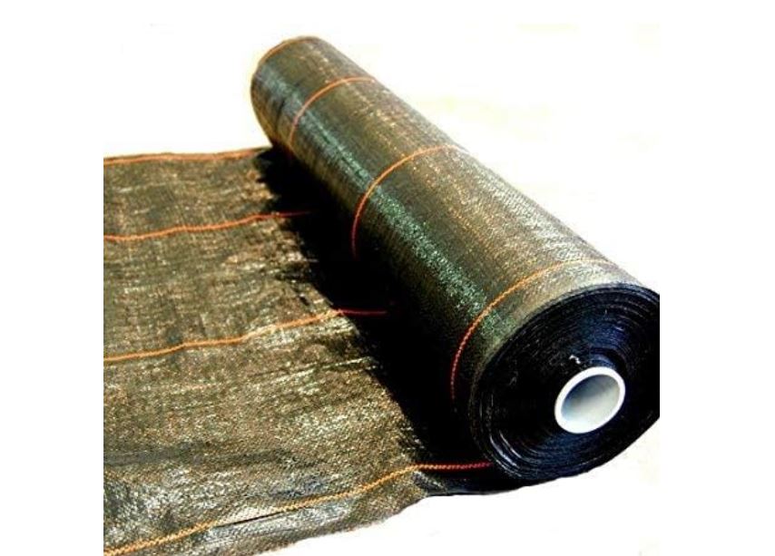 Roll of woven ground cover fabric