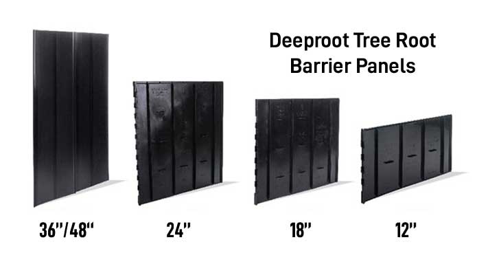 Root Barrier Sizes