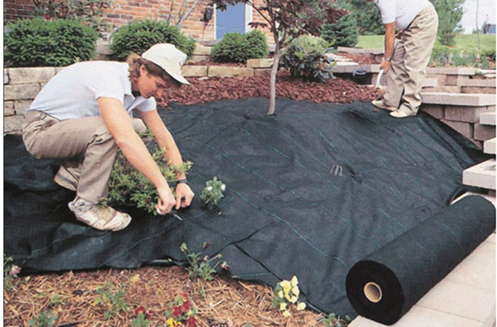Weed Control Fabric 101 Learn How To, 6 Inch Landscape Staples Lowe S